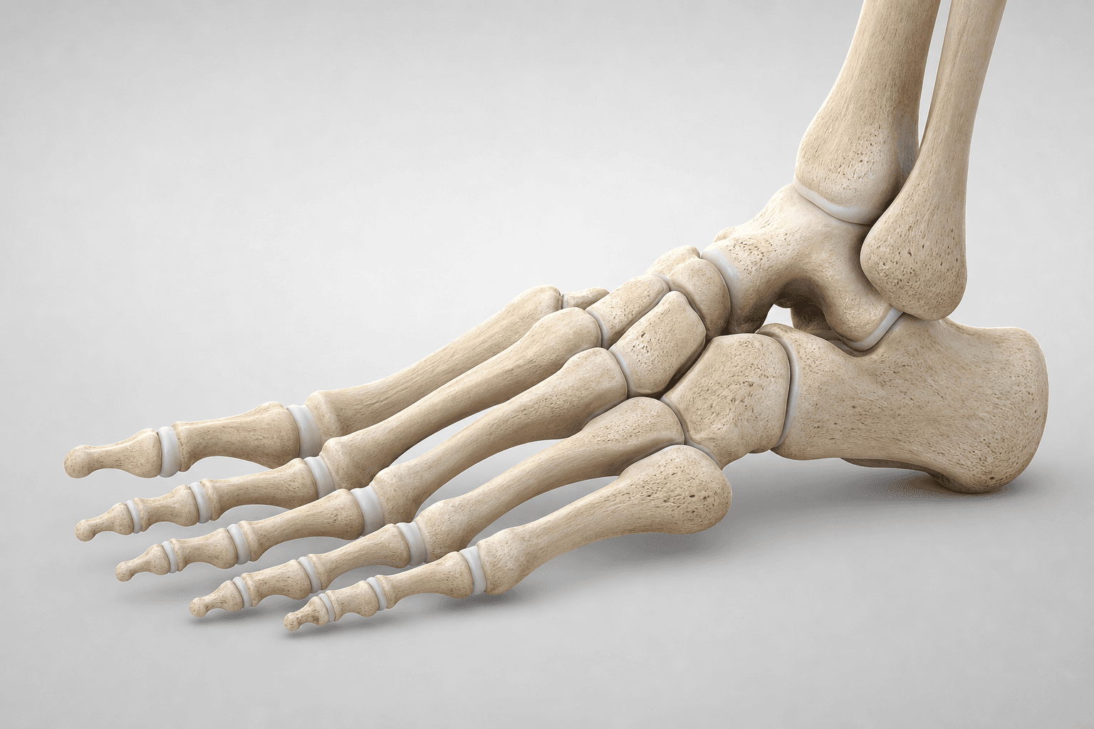 Oasele și articulațiile piciorului — vedere anatomică