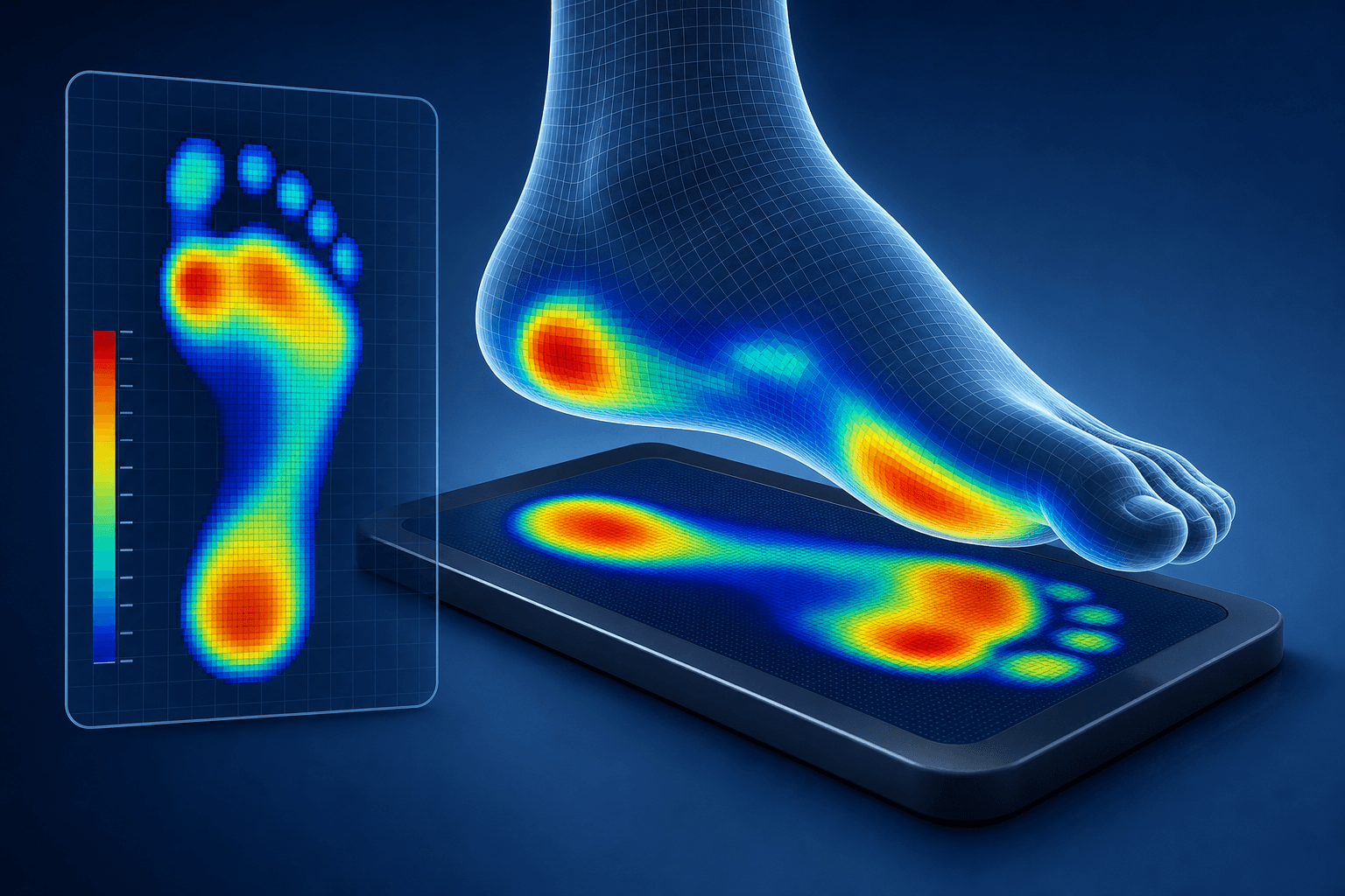 Evaluare plantară și analiză a presiunilor — esențială la piciorul diabetic