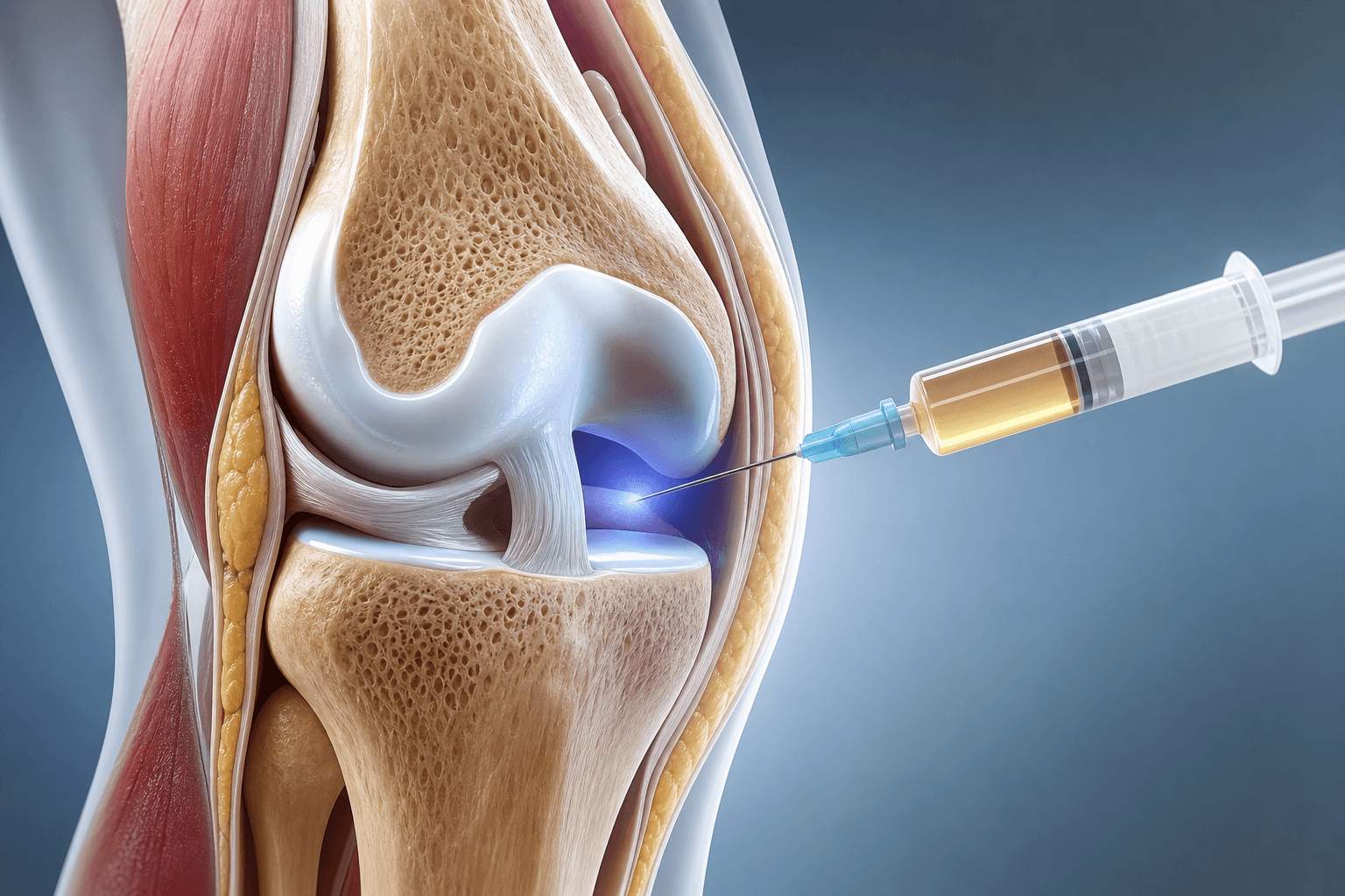 Procedură Rigenera — injectarea microgrefelor în articulația afectată